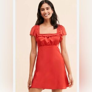 NWT Free People Violet Visions Mini Dress Size 8|Western Boho Babydoll Holiday